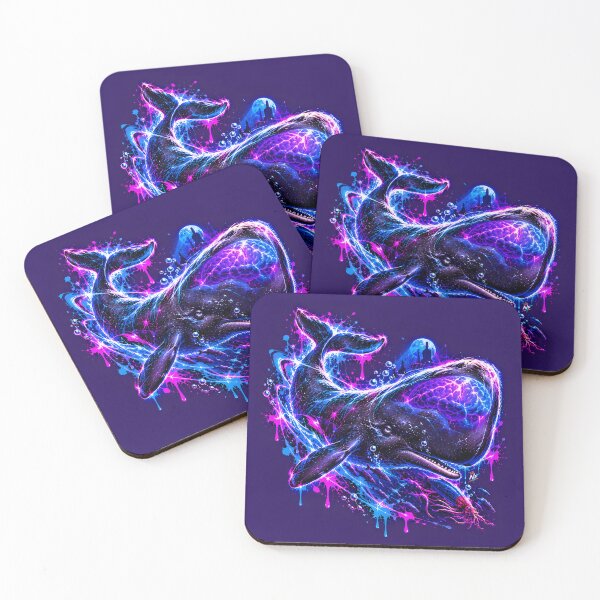 Item preview, Cosmic Sperm Whale Hunting Giant Squid in Deep Sea designed and sold by srangiem-cc.