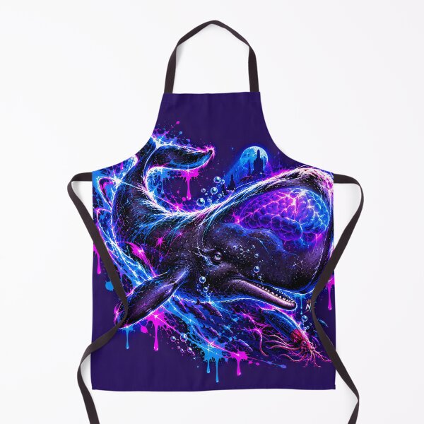 Item preview, Cosmic Sperm Whale Hunting Giant Squid in Deep Sea designed and sold by srangiem-cc.