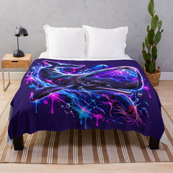 Item preview, Cosmic Sperm Whale Hunting Giant Squid in Deep Sea designed and sold by srangiem-cc.