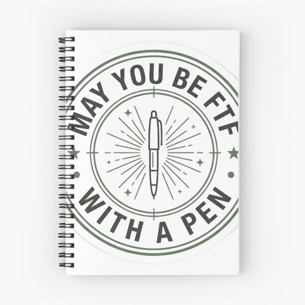 Item preview, May You Be FTF With A Pen | Geocaching Badge Sticker designed and sold by mnkyride.