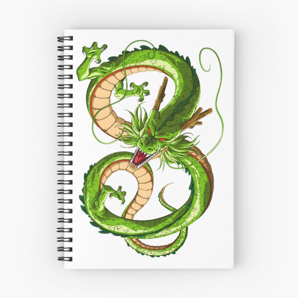 Item preview, Mystical Dragon Shenron Illustration with Glowing Aura and Ancient Symbols designed and sold by yousef-art.