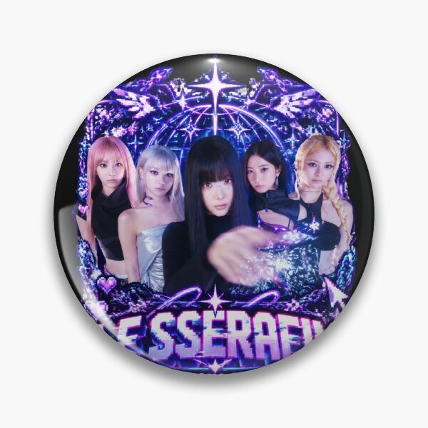 Item preview, LE SSERAFIM Made My Night Aesthetic Cyber Interface Fan Art designed and sold by Valereekmerch.