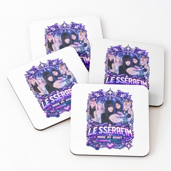 Item preview, LE SSERAFIM Made My Night Aesthetic Cyber Interface Fan Art designed and sold by Valereekmerch.