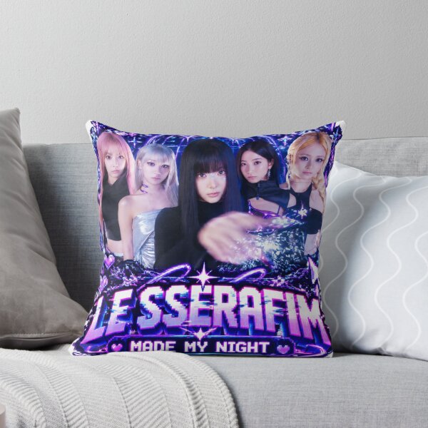 Item preview, LE SSERAFIM Made My Night Aesthetic Cyber Interface Fan Art designed and sold by Valereekmerch.