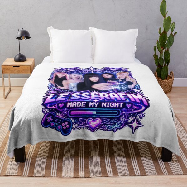 Item preview, LE SSERAFIM Made My Night Aesthetic Cyber Interface Fan Art designed and sold by Valereekmerch.