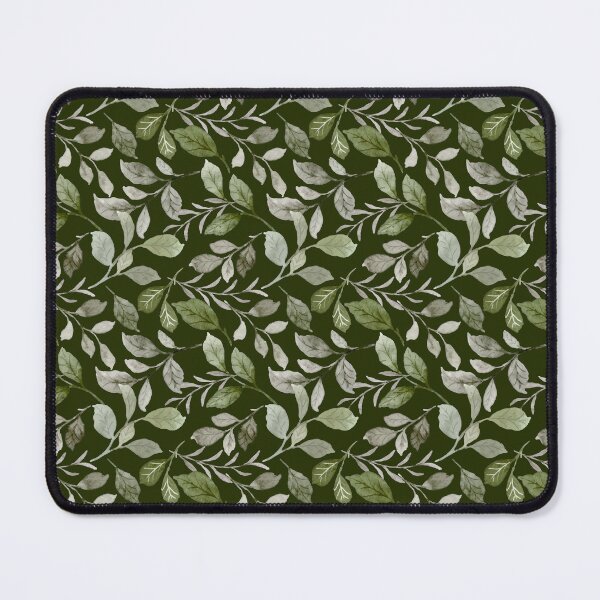 Item preview, Forest Green Watercolor Leaves Botanical Seamless Pattern designed and sold by Jyoti Digital Artist.
