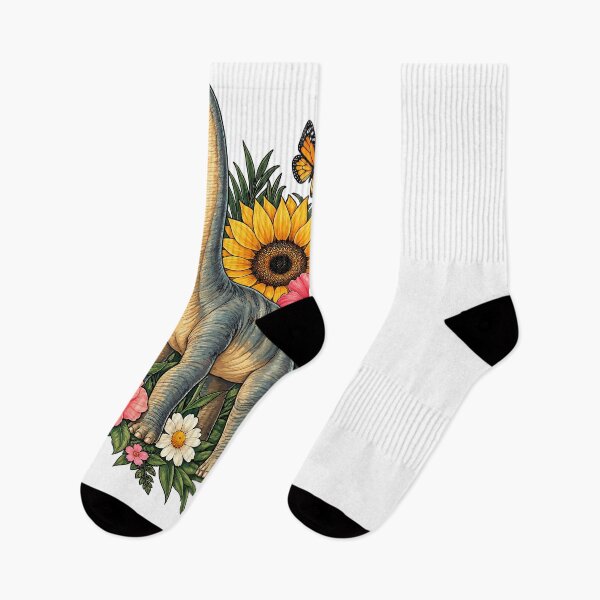 Item preview, Cute Cottagecore Trex Dinosaur Flower Botanical Vintage designed and sold by stmpdwrld.