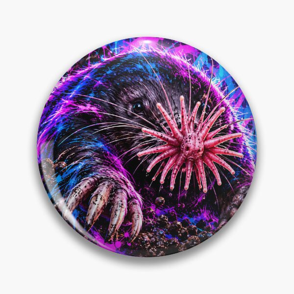 Item preview, Bizarre Star Nosed Mole Digging Through Dirt designed and sold by srangiem-cc.