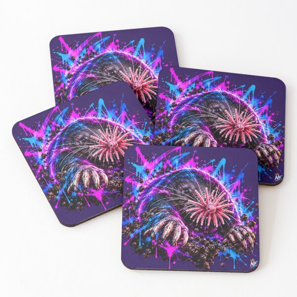 Item preview, Bizarre Star Nosed Mole Digging Through Dirt designed and sold by srangiem-cc.