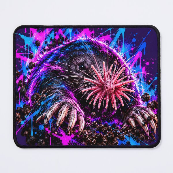 Item preview, Bizarre Star Nosed Mole Digging Through Dirt designed and sold by srangiem-cc.