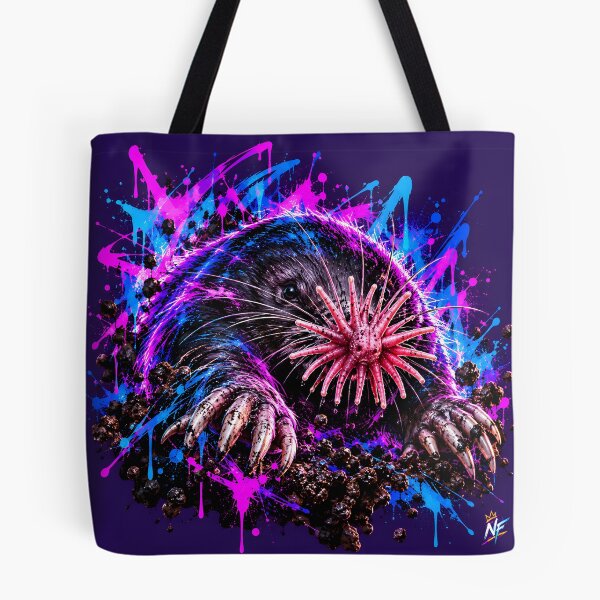 Item preview, Bizarre Star Nosed Mole Digging Through Dirt designed and sold by srangiem-cc.