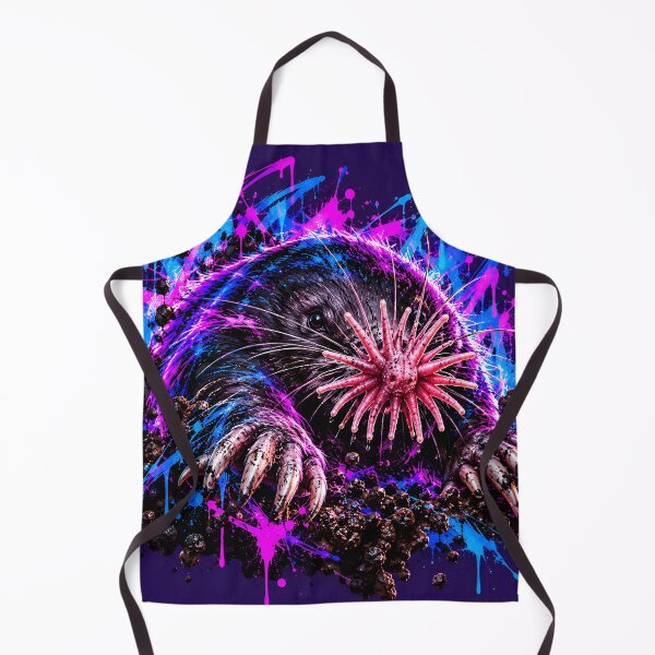 Item preview, Bizarre Star Nosed Mole Digging Through Dirt designed and sold by srangiem-cc.