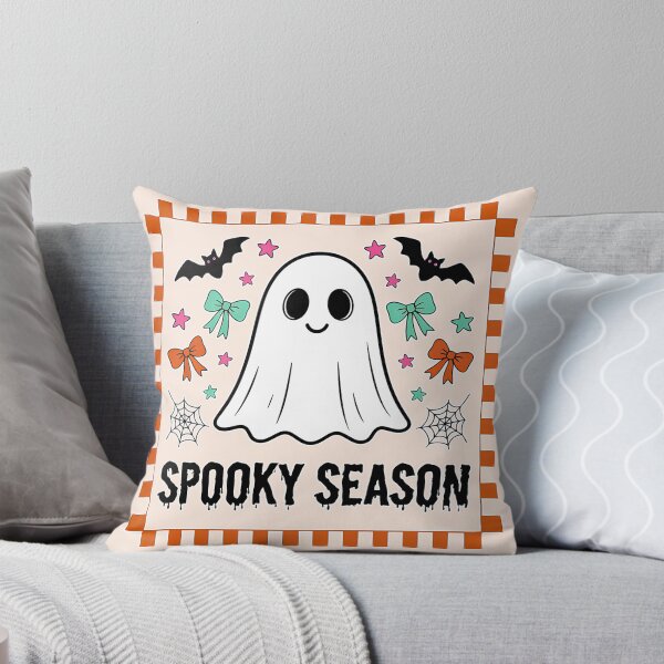 Item preview, Cute Spooky Season Ghost with Bows and Bats Clipart designed and sold by zozo-shop.