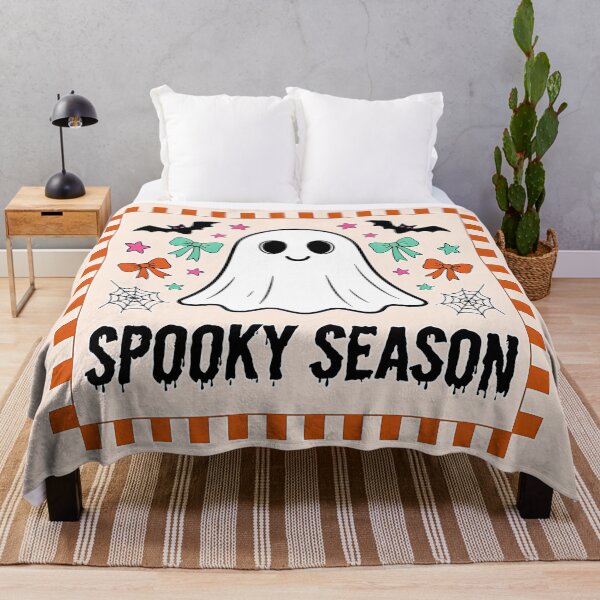 Item preview, Cute Spooky Season Ghost with Bows and Bats Clipart designed and sold by zozo-shop.