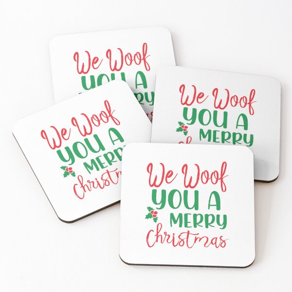 Item preview, We Woof You a Merry Christmas Dog Design designed and sold by Palette & Hue.