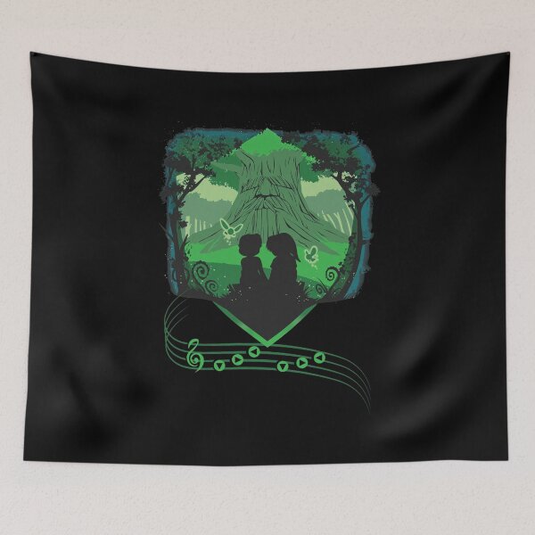 Item preview, Forest Song Green Silhouette Art designed and sold by CHRIRAWFORD1.