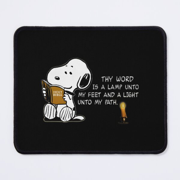 Item preview, Faith Inspired Snoopy with Bible Illustration Artwork designed and sold by loui27.
