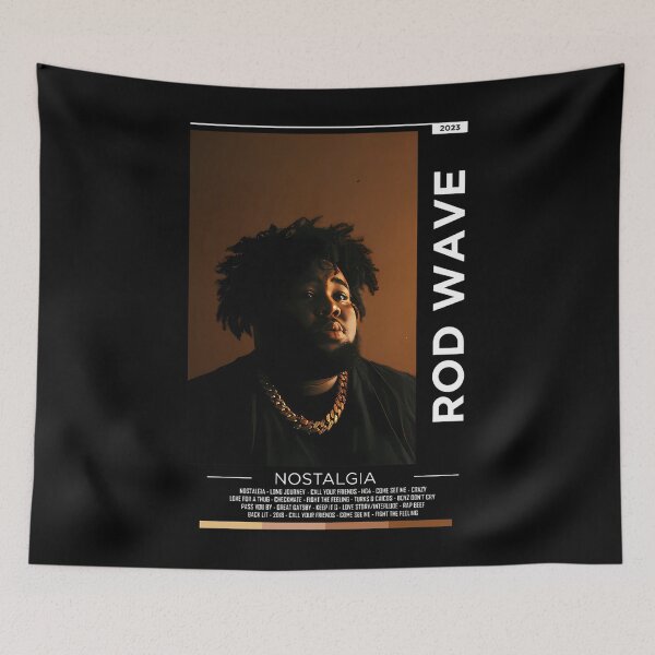 Item preview, Rod Wave Nostalgia designed and sold by BullShitShop23.
