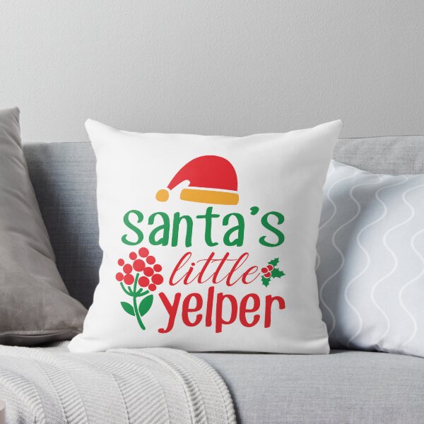 Item preview, Santa's Little Yelper Christmas Dog Design designed and sold by Palette & Hue.
