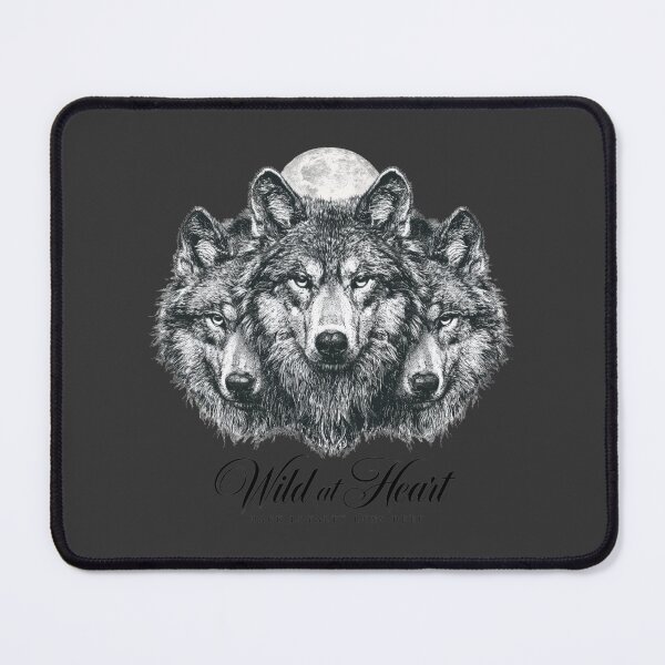 Item preview, Wild at Heart Three Wolves Moon Pack Loyalty designed and sold by NicolasGlowArt.