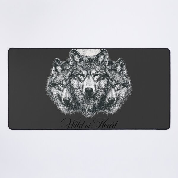 Item preview, Wild at Heart Three Wolves Moon Pack Loyalty designed and sold by NicolasGlowArt.