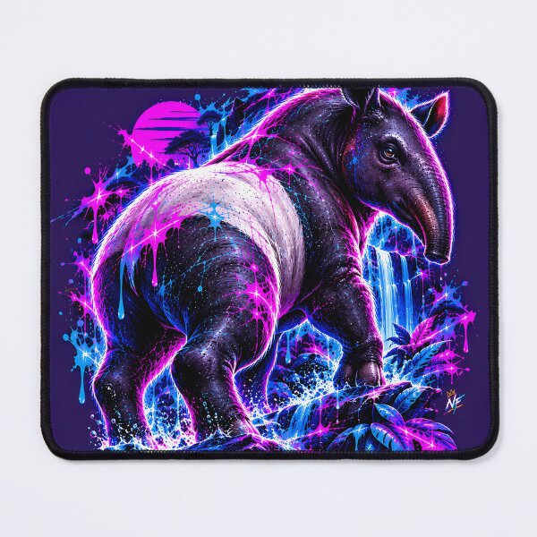 Item preview, Malayan Tapir Standing Near Jungle Waterfall designed and sold by srangiem-cc.
