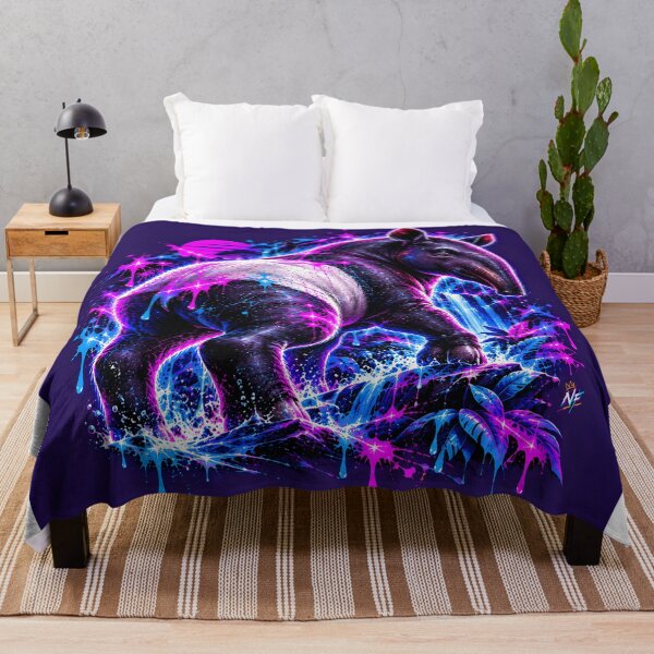 Item preview, Malayan Tapir Standing Near Jungle Waterfall designed and sold by srangiem-cc.
