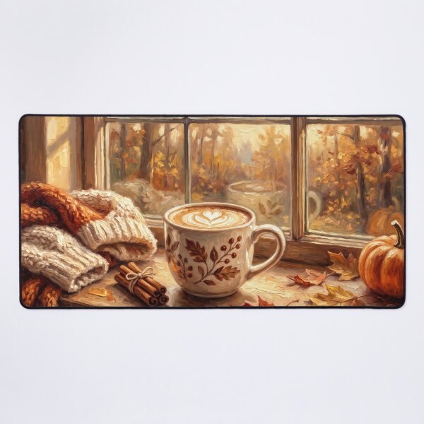 Item preview, Cozy Autumn Latte designed and sold by RedPeaStudio.