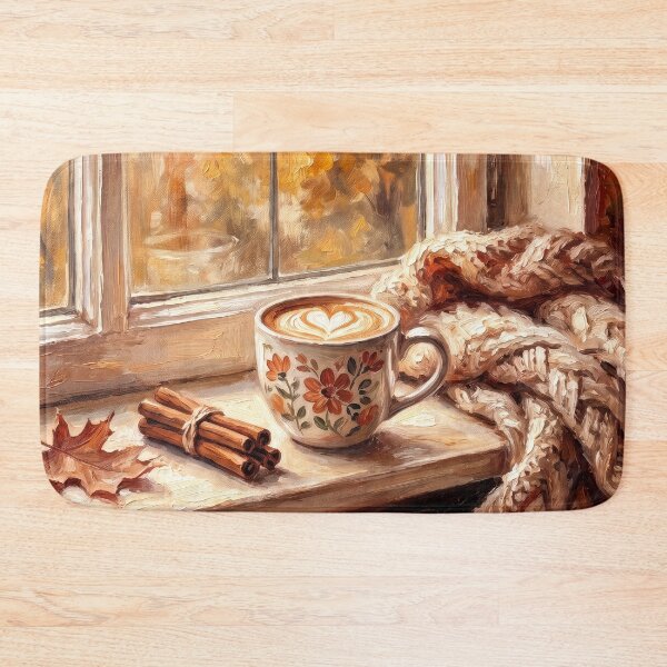 Item preview, Cozy Autumn Latte designed and sold by RedPeaStudio.