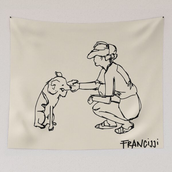 Item preview, Dali and Tony, black line art | Gift's Birthday  designed and sold by Francicci.