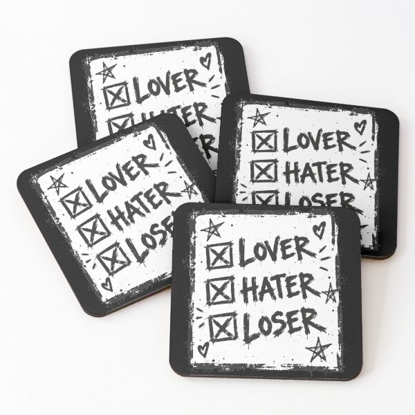 Item preview, Lover Hater Loser Grunge Checklist  designed and sold by Yellowriversss.