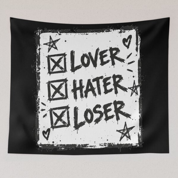 Item preview, Lover Hater Loser Grunge Checklist  designed and sold by Yellowriversss.
