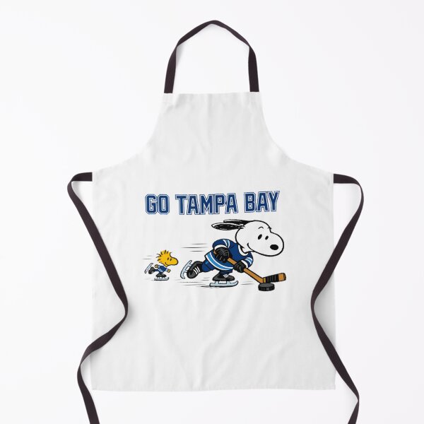 Item preview, Snoopy Playing Ice Hockey with Tampa Bay Lightning Inspired Design designed and sold by loui27.