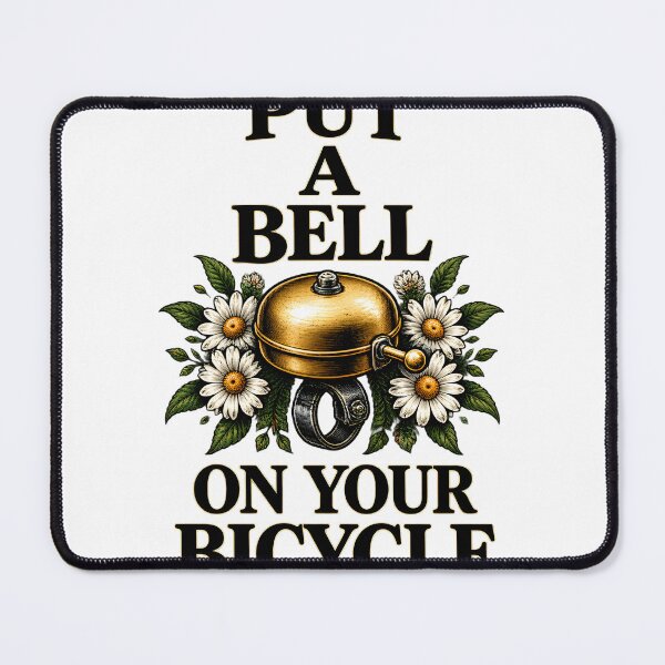 Item preview, Put A Bell On Your Bicycle - Simple Typographic Statement Design designed and sold by T-Craft.