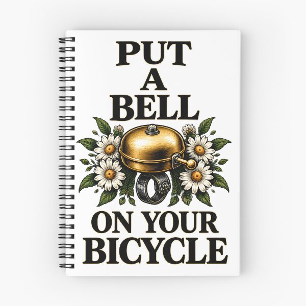 Item preview, Put A Bell On Your Bicycle - Simple Typographic Statement Design designed and sold by T-Craft.