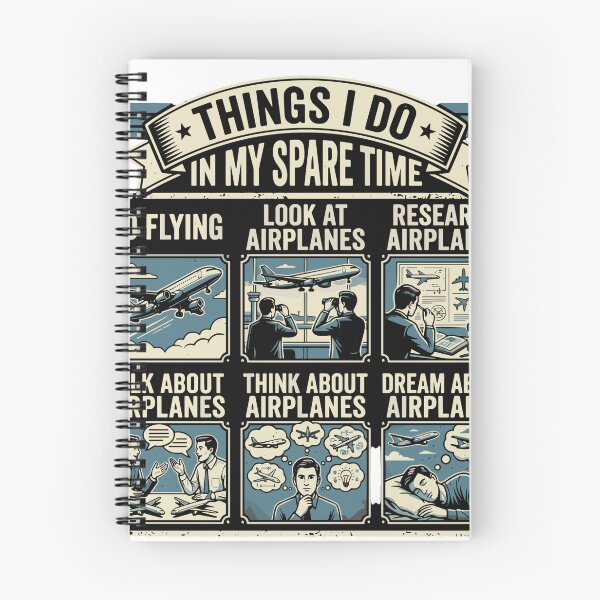 Item preview, Things I Do In My Spare Time Aviation Enthusiast designed and sold by SofiBlair.