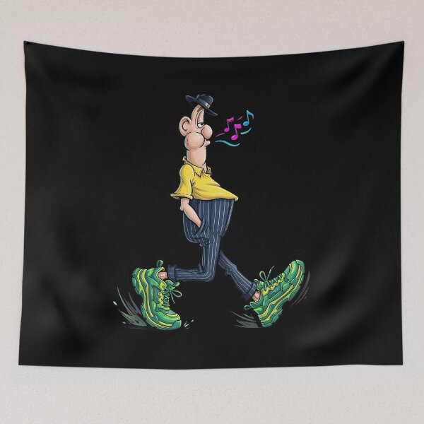 Item preview, Stridings Man Whistlings Cartoon  designed and sold by HarsuPreart.