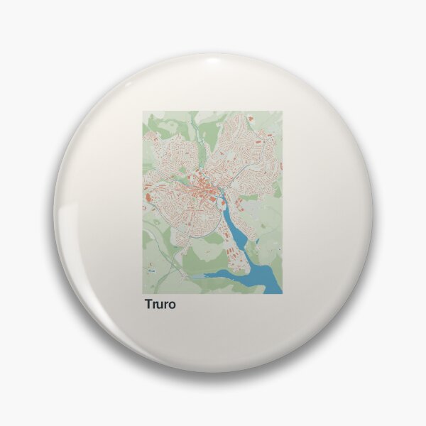 Item preview, Truro Minimalistic Map Art designed and sold by MapsNerd.