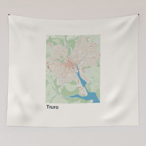 Item preview, Truro Minimalistic Map Art designed and sold by MapsNerd.
