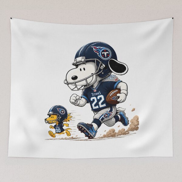 Item preview,  Tennessee Titans Funny Snoopy And Woodstock  designed and sold by BoldeetArtistry.