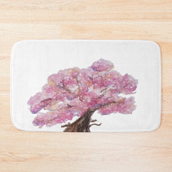 Item preview, Cherry Blossom Tree - Pink Sakura Oil Pastel Art designed and sold by MOE'S LITTLE GALLERY.