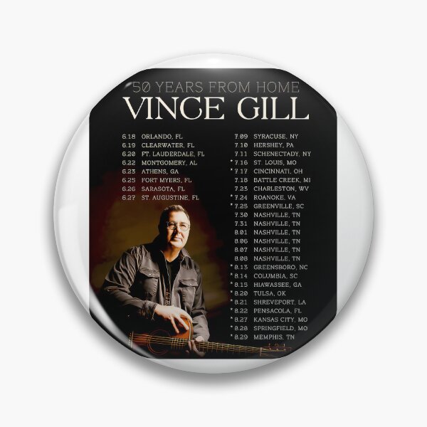 Item preview,  Vince Gill Tour Dates 2026  designed and sold by BoldeetArtistry.