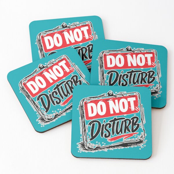 Item preview, Diseño de letrero de "No molestar" (Boceto) designed and sold by RichardRags.