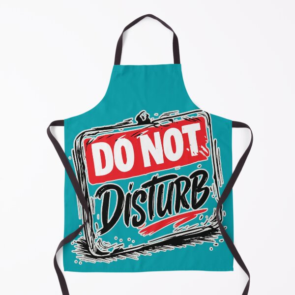 Item preview, Do Not Disturb Sketch Sign Design designed and sold by RichardRags.