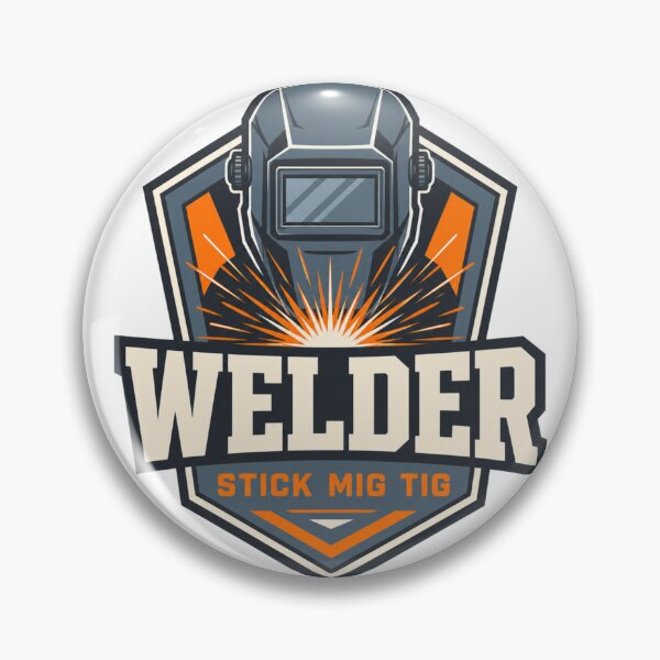 Artikelvorschau, Welder Abzeichen Modernes Industrie Emblem Handwerker Geschenk entworfen und verkauft von BoosterShop.