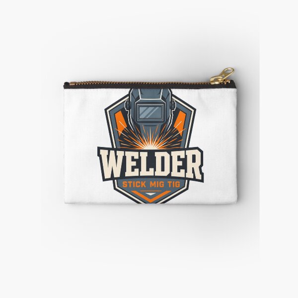 Item preview, Welder Badge Modern Industrial Emblem Trade Gift designed and sold by BoosterShop.