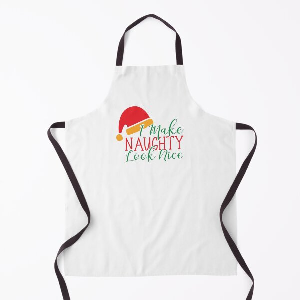 Item preview, I Make Naughty Look Nice Funny Christmas Dog Design designed and sold by Palette & Hue.