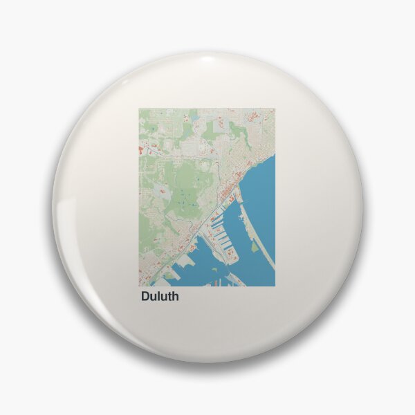 Item preview, Duluth Minimalistic Map Art designed and sold by MapsNerd.