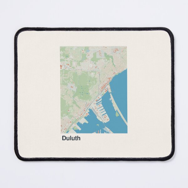 Item preview, Duluth Minimalistic Map Art designed and sold by MapsNerd.