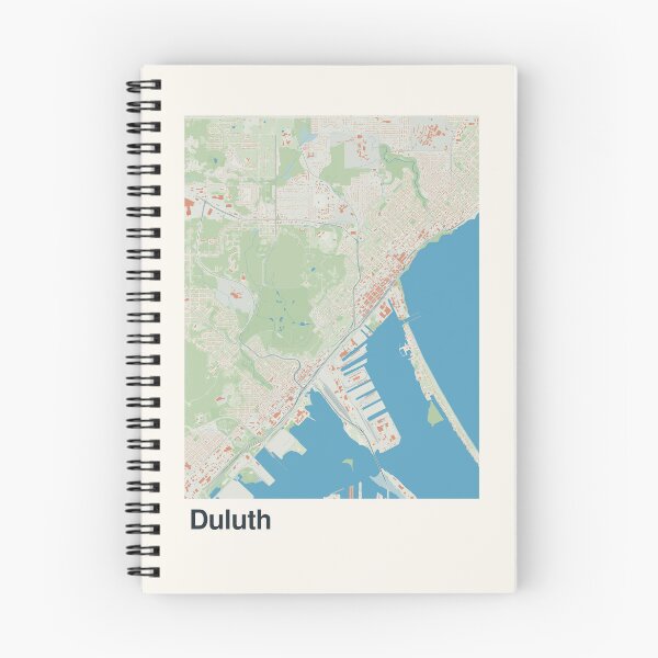 Item preview, Duluth Minimalistic Map Art designed and sold by MapsNerd.